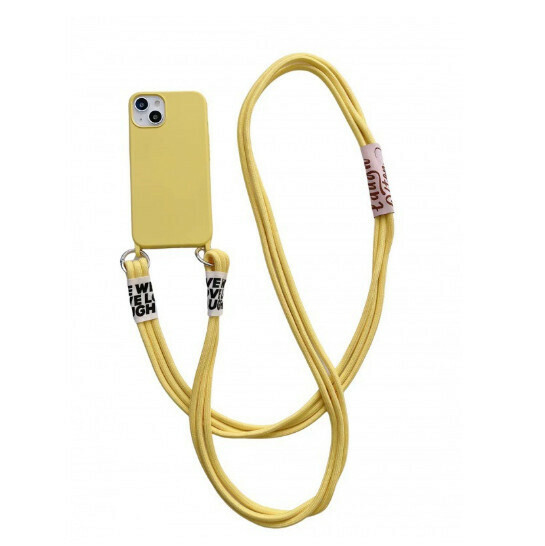 The new mobile phone case is suitable for iphone13promax [yellow] (contact customer service to confirm the mobile phone model after placing the order)