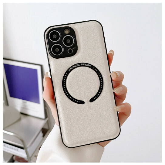 新款手機殼適用蘋果14plus/iPhone13promax【古董白】（下單後聯絡客服確認手機型號）