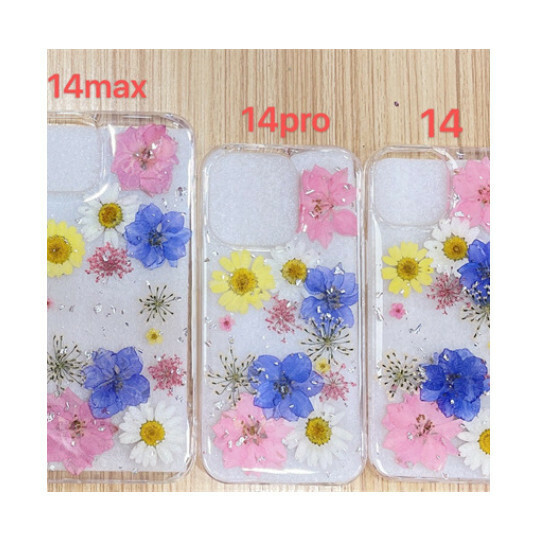 The new mobile phone case is suitable for iPhone14promax Apple 13/12mini/11/XS [white pink flower] (contact customer service to confirm the mobile phone model after placing the order)