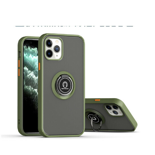 The new mobile phone case is suitable for iPhone12 Apple 12pro/max/13promax [military green + black] (contact customer service to confirm the phone model after placing the order)