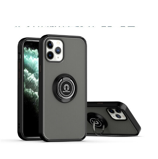 The new mobile phone case is suitable for iPhone12 Apple 12pro/max/13promax [black + black] (contact customer service to confirm the phone model after placing the order)