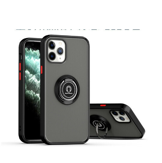 The new mobile phone case is suitable for iPhone12 Apple 12pro/max/13promax [black + red] (contact customer service to confirm the phone model after placing the order)