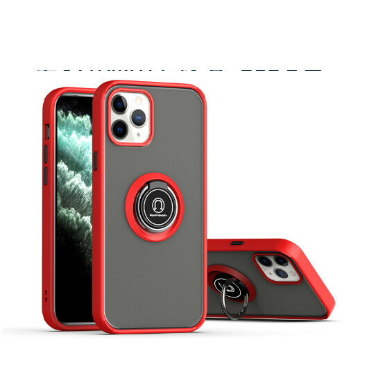 The new mobile phone case is suitable for iPhone12 Apple 12pro/max/13promax [red + black] (contact customer service to confirm the phone model after placing the order)