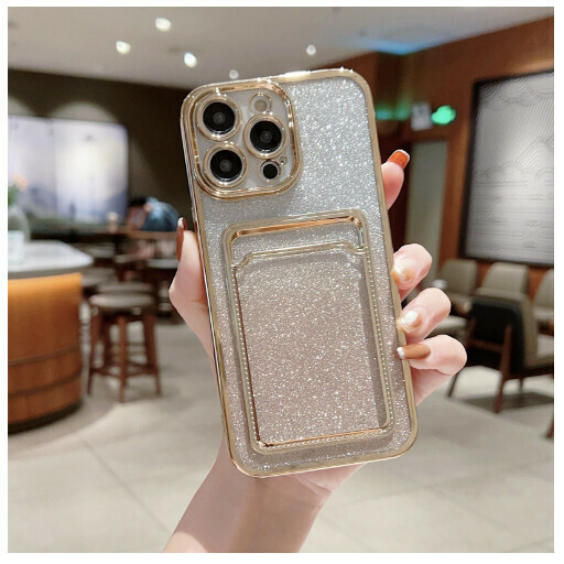 The new mobile phone case is suitable for Apple 14/IP13Promax/12/11 [Gold] (contact customer service to confirm the mobile phone model after placing the order)