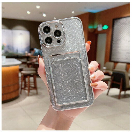 The new mobile phone case is suitable for Apple 14/IP13Promax/12/11 [Silver] (contact customer service to confirm the mobile phone model after placing the order)