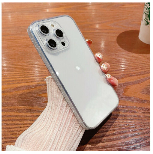 The new mobile phone case is suitable for iPhone 14promax and Apple 12/13promax [Galaxy-Silver] (contact customer service to confirm the phone model after placing the order)