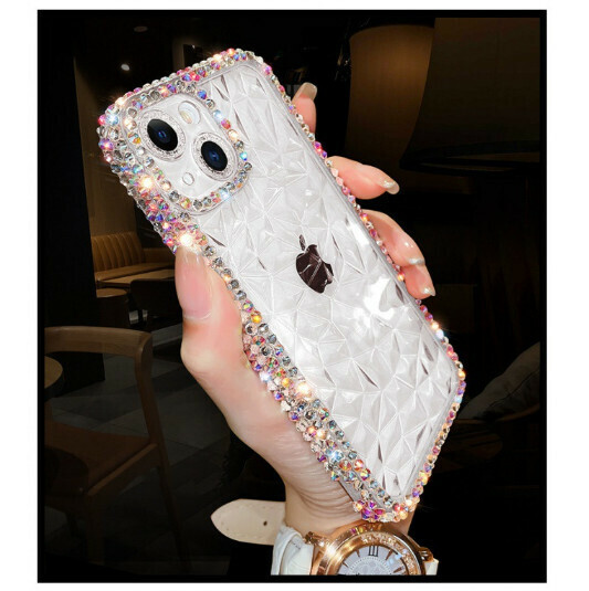 The new mobile phone case is suitable for iPhone 14promax/78Plus 13Pro [transparent white] (contact customer service to confirm the mobile phone model after placing the order)