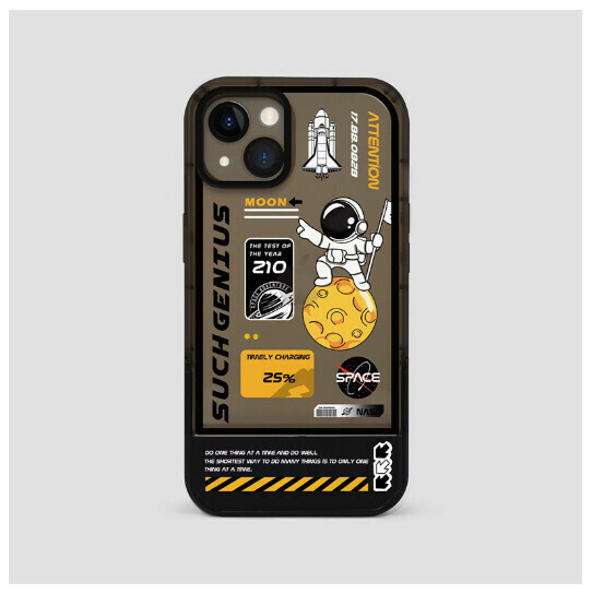 The new mobile phone case is suitable for Huawei mate40pro Honor 50/Apple 11 [Invisible Bracket Moon Landing] (contact customer service to confirm the mobile phone model after placing the order)