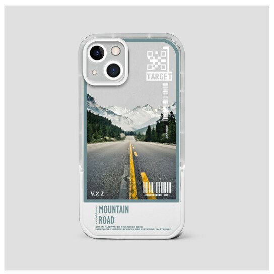 The new mobile phone case is suitable for Huawei mate40pro Honor 50/Apple 11 [Invisible Bracket Forest Highway] (contact customer service to confirm the mobile phone model after placing the order)