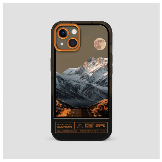 The new mobile phone case is suitable for Huawei mate40pro Honor 50/Apple 11 [invisible bracket Rizhao Snow Mountain] (contact customer service to confirm the mobile phone model after placing the order)