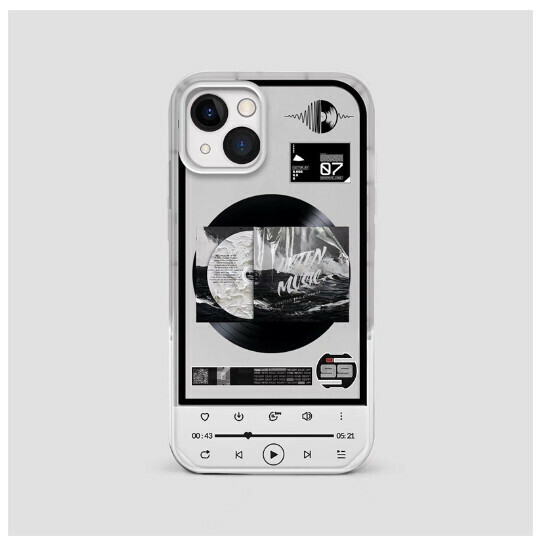 The new mobile phone case is suitable for Huawei mate40pro Honor 50/Apple 11 [invisible stand music album] (contact customer service to confirm the mobile phone model after placing the order)