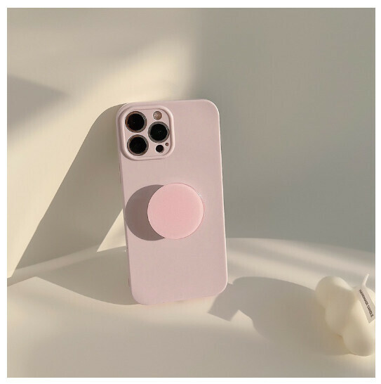 熱賣手機殼適用於14promax蘋果13/iphone11【藤紫+藤紫支架】（下單後聯絡客服確認手機型號）