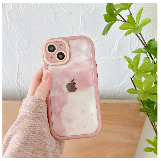 Hot selling mobile phone case suitable for iphone14Promax Apple 13/11/12 [gradient blooming pink] (contact customer service to confirm the phone model after placing the order)