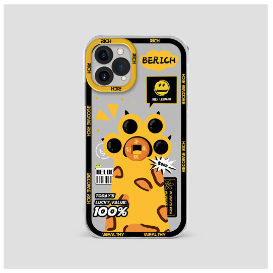 Hot-selling mobile phone case suitable for iPhone13 Apple 11promax [Yellow Get Money] (Contact customer service to confirm the phone model after placing the order)