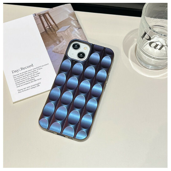 Hot-selling mobile phone case suitable for iPhone 14 promax Apple 13 [concave-convex pattern dazzling purple] (contact customer service to confirm the phone model after placing the order)