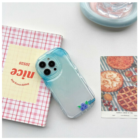 Hot-selling mobile phone case suitable for iPhone14promax and Apple 13pro [sfumato blue] (contact customer service to confirm the phone model after placing the order)