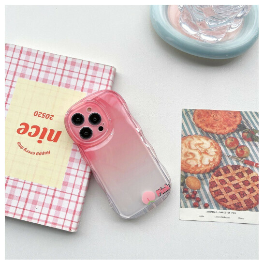 Hot-selling mobile phone case suitable for iPhone14promax and Apple 13pro [smudged pink] (contact customer service to confirm the phone model after placing the order)