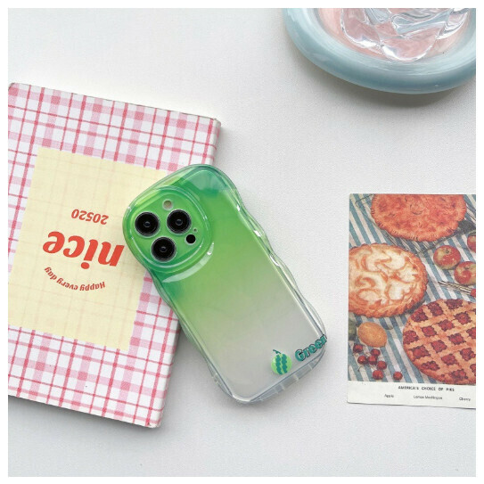 Hot-selling mobile phone case suitable for iPhone14promax and Apple 13pro [smudged green] (contact customer service to confirm the phone model after placing the order)