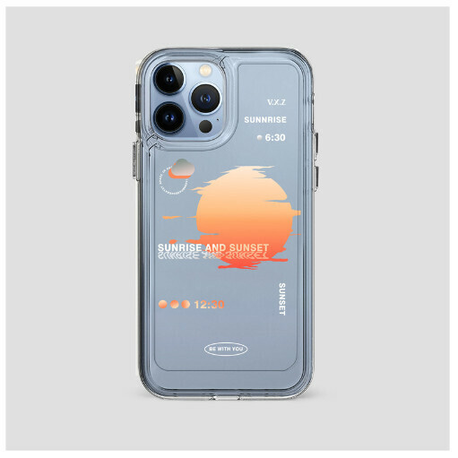 The best-selling mobile phone case is suitable for Apple 13promax/11/iphone14 [orange noon] (contact customer service to confirm the phone model after placing the order)