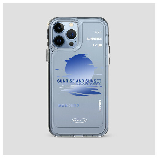 The best-selling mobile phone case is suitable for Apple 13promax/11/iphone14 [Blue Sunrise] (contact customer service to confirm the phone model after placing the order)