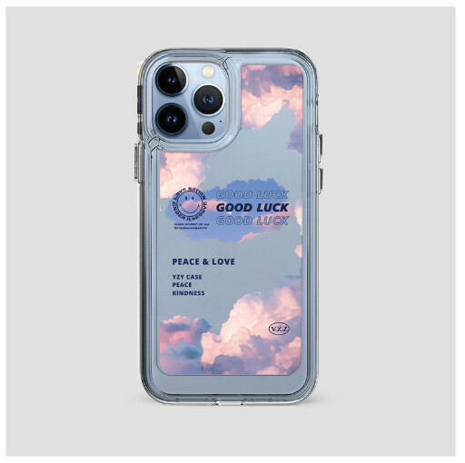 Hot-selling mobile phone case suitable for Apple 13promax/11/iphone14 [white cloud smile] (contact customer service to confirm the phone model after placing the order)