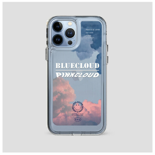 Hot-selling mobile phone case suitable for Apple 13promax/11/iphone14 [Blue Cloud Smiley Face] (contact customer service to confirm the phone model after placing the order)