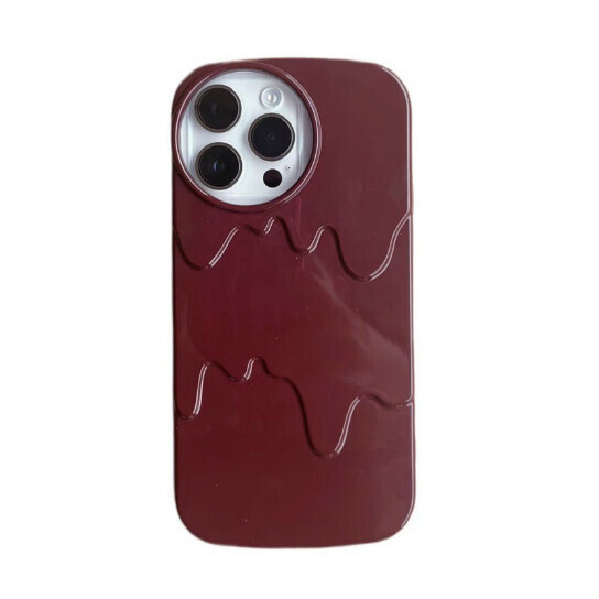 Hot-selling mobile phone case suitable for Apple 14/13 PROMAX/iPhone 12/11 [varnished wine red] (contact customer service to confirm the phone model after placing the order)