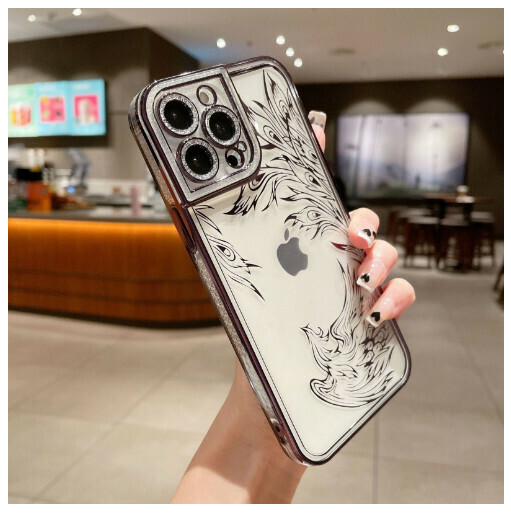 Hot-selling mobile phone case suitable for Apple 14promax/iPhone13/11/12 [Classic Black [Phoenix] (contact customer service to confirm the phone model after placing the order)