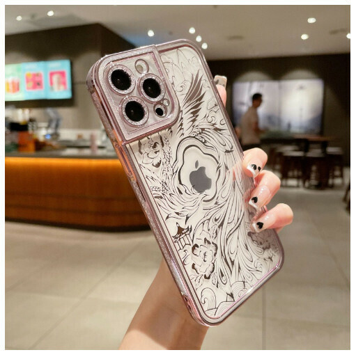 Hot-selling mobile phone case suitable for Apple 14promax/iPhone13/11/12 [Rose Gold [Xihua Phoenix] (contact customer service to confirm the phone model after placing the order)
