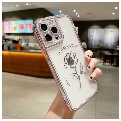 Hot-selling mobile phone case suitable for Apple 14promax/iPhone13/11/12 [Rose Gold [One Rose] (contact customer service to confirm the phone model after placing the order)
