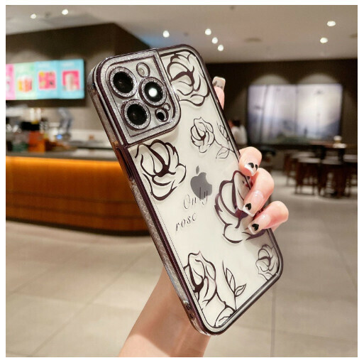 Hot-selling mobile phone case suitable for Apple 14promax/iPhone13/11/12 [Classic Black [Sea of ​​Roses]) (Contact customer service to confirm the phone model after placing the order)