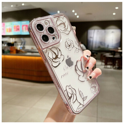 Hot-selling mobile phone case suitable for Apple 14promax/iPhone13/11/12 [Rose Gold [Sea of ​​Roses]) (Contact customer service to confirm the phone model after placing the order)