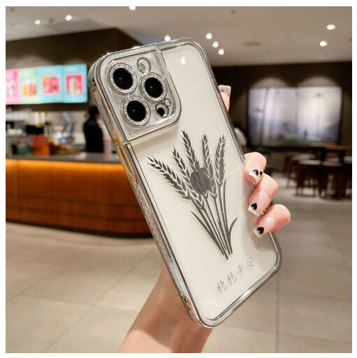 Hot-selling mobile phone case suitable for iPhone14promax/Apple 13/11/12 [Elegant Silver [Suisui Ping An] (contact customer service to confirm the phone model after placing the order)