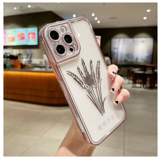 Hot-selling mobile phone case suitable for iPhone14promax/Apple 13/11/12 [Rose Gold [Suisui Ping An] (contact customer service to confirm the phone model after placing the order)