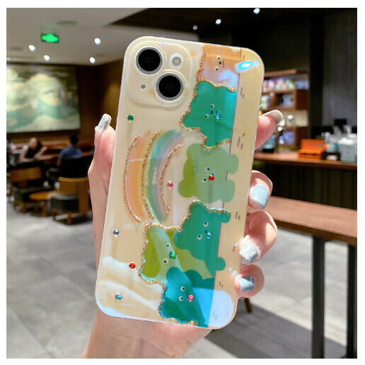 Hot-selling mobile phone case suitable for iPhone14promax/Apple 13/11/12 [34 Cute Bear 2] (contact customer service to confirm the phone model after placing the order)