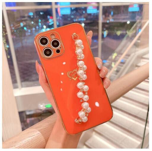 Hot-selling mobile phone case suitable for iPhone13/14pro/XR/XS [orange] (contact customer service to confirm the phone model after placing the order)