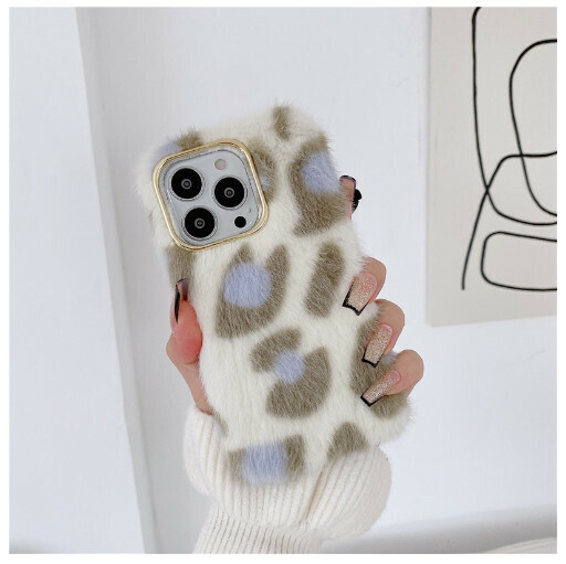 Hot-selling mobile phone case suitable for Apple 12/iphone13/14promax [gray leopard print] (contact customer service to confirm the phone model after placing the order)