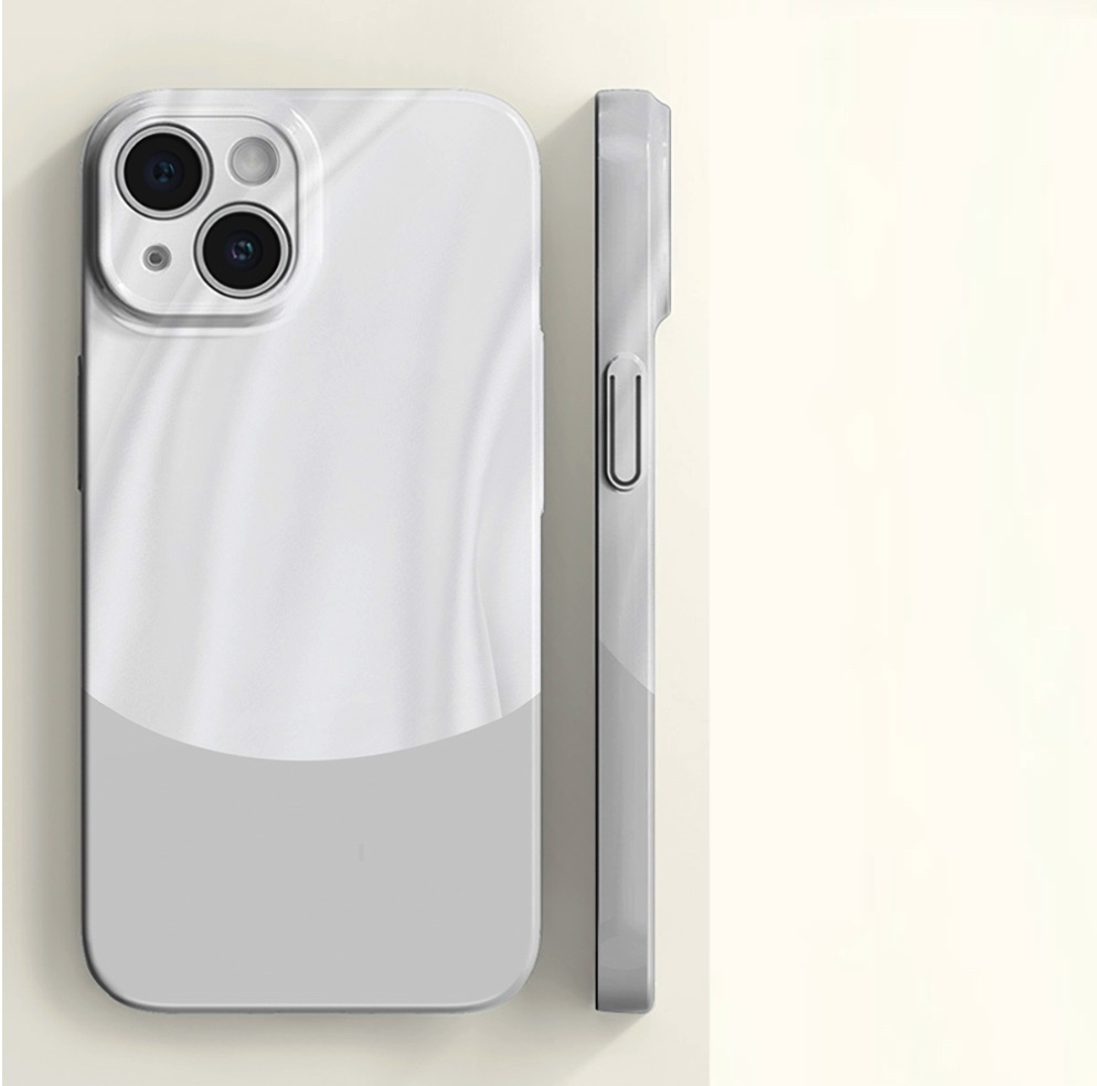Hot-selling painting suitable for iPhone series mobile phone cases (film soft shell white sand silver) (contact customer service to confirm the mobile phone model after placing the order)