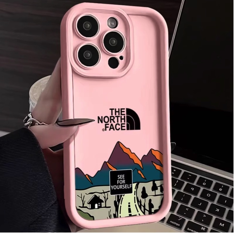 Hot-selling road soft protective case suitable for iPhone series mobile phone cases (pink road) (contact customer service to confirm the phone model after placing the order)