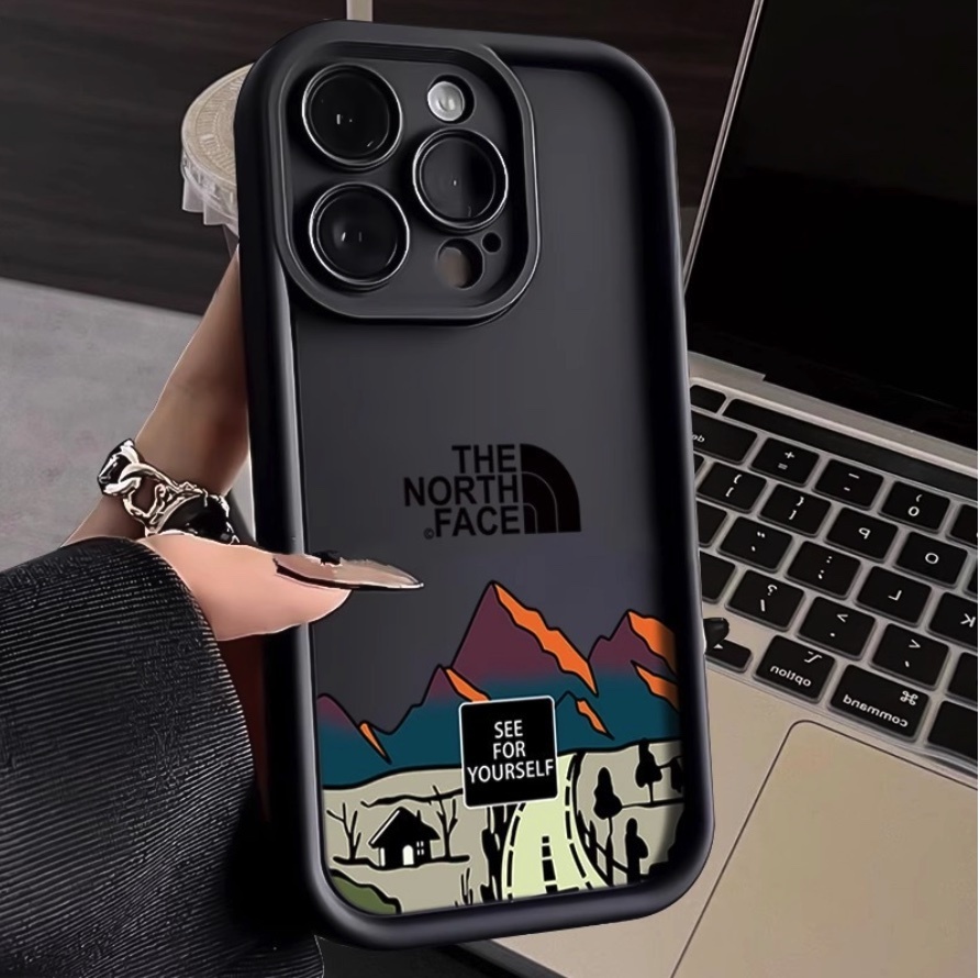 Hot-selling road soft protective case suitable for iPhone series mobile phone cases (black road) (contact customer service to confirm the phone model after placing the order)