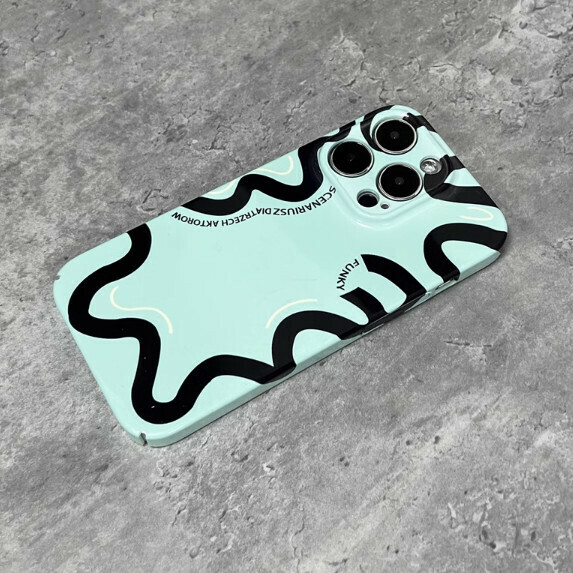 The popular film case is suitable for Huawei mobile phone cases ([Light blue background sea thread] film case style (contact customer service after placing the order to confirm the phone model)