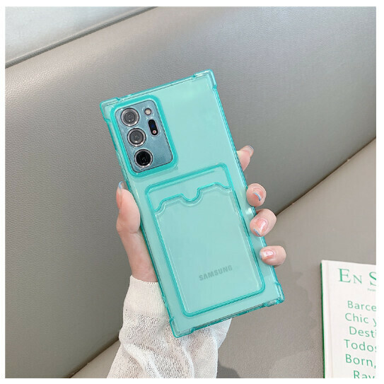 Popular mobile phone case suitable for Samsung (transparent green (contact customer service to confirm the mobile phone model after placing the order)