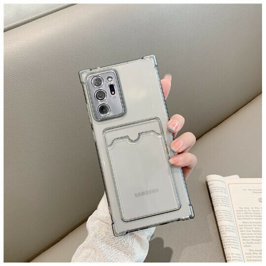 Popular mobile phone case suitable for Samsung (transparent gray (contact customer service to confirm the mobile phone model after placing the order)