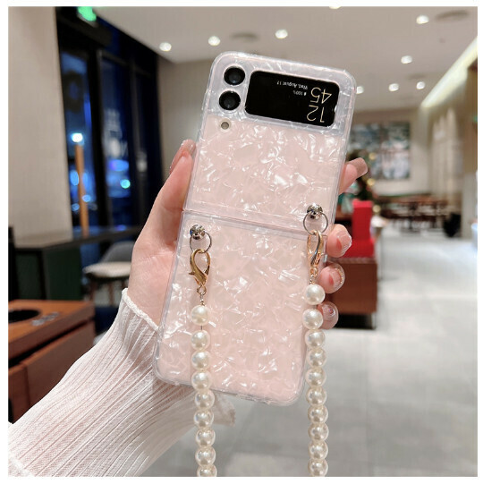 The popular mobile phone case is suitable for Samsung galaxy z flip3 [pink] (contact customer service to confirm the phone model after placing the order)