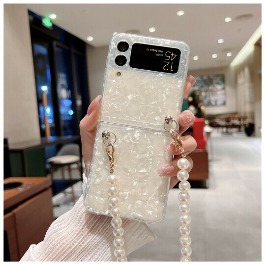 The popular mobile phone case is suitable for Samsung galaxy z flip3 [white] (contact customer service to confirm the phone model after placing the order)