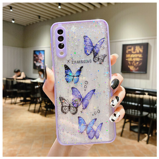 The popular mobile phone case is suitable for Samsung [Purple] (contact customer service to confirm the mobile phone model after placing the order)