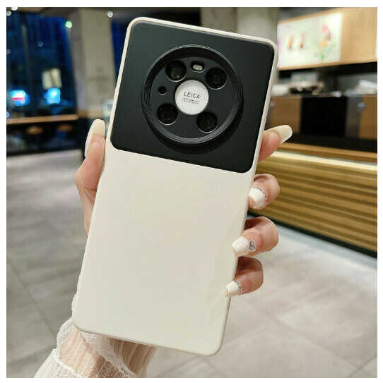 爆款手機殼適用華為mate50【大視窗液態貼絨布-白色】（下單後聯絡客服確認手機型號）