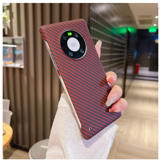The popular mobile phone case is suitable for Huawei mate40pro/p30/honor 50 [borderless single sided - red] (contact customer service to confirm the phone model after placing the order)