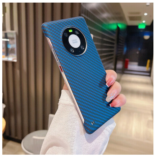 The popular mobile phone case is suitable for Huawei mate40pro/p30/honor 50 [borderless single-sided - blue] (contact customer service to confirm the phone model after placing the order)