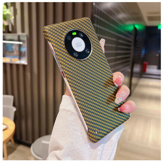 The popular mobile phone case is suitable for Huawei mate40pro/p30/honor 50 [borderless single-sided-yellow] (contact customer service to confirm the phone model after placing the order)